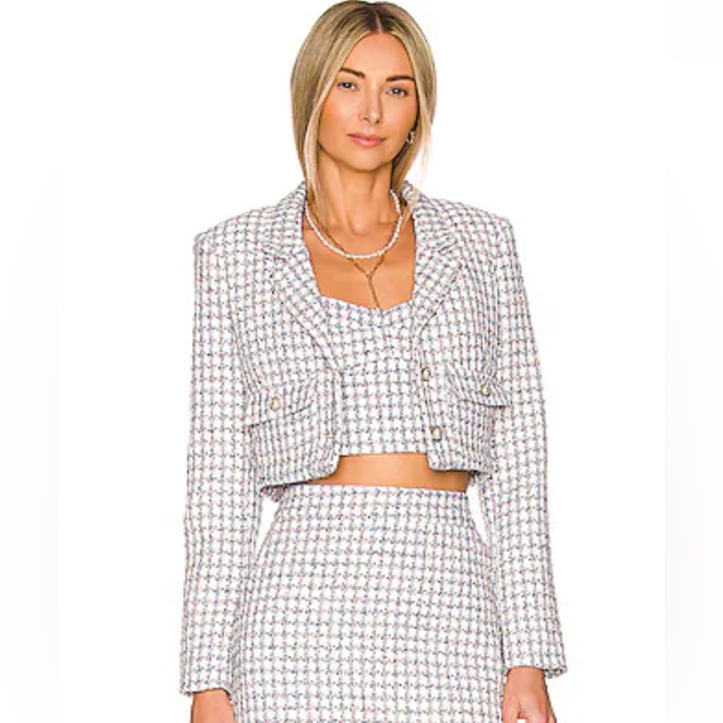 Amanda Uprichard Spenser Blazer In Captiva